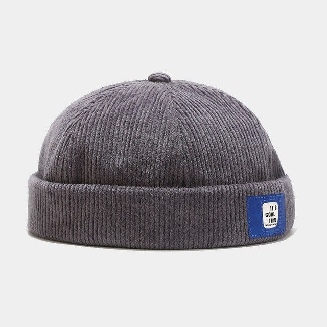 Vintage Cordruoy Dockers Hat | Unisex sailor cap