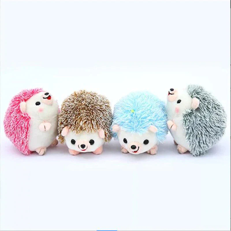 Happy Hedgehog Plush Doll Keychain