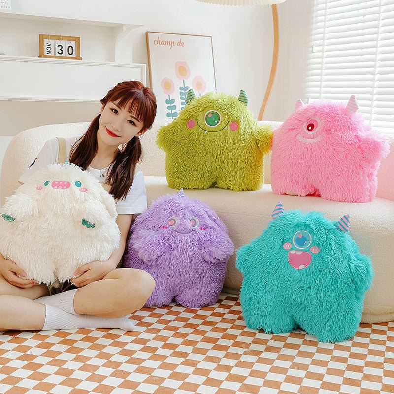 cute stuffed monsters Little Monster Cute Plush Pillow – KOJA INDIA